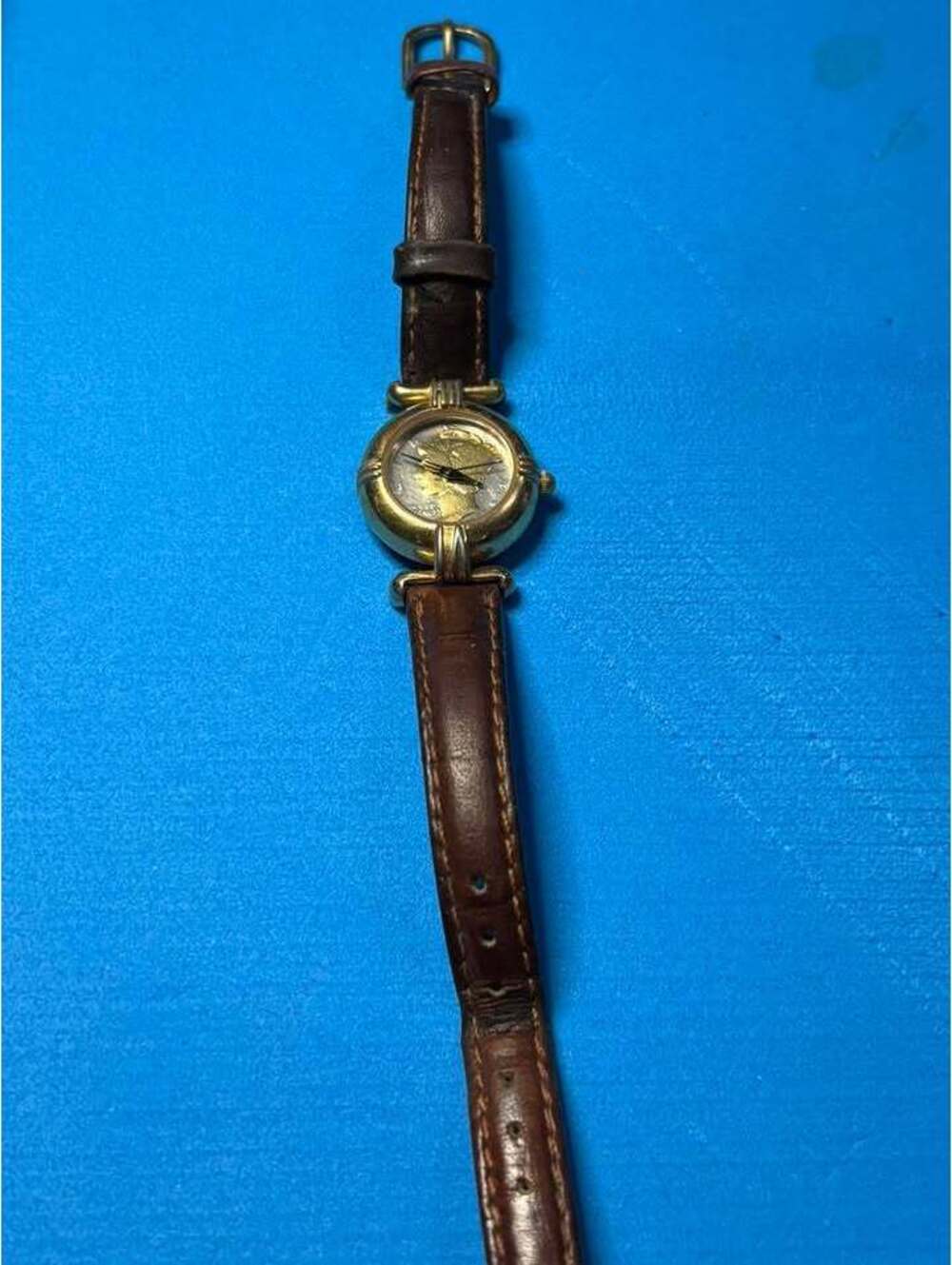 Vintage Mercury Dime Coin Watch untested
